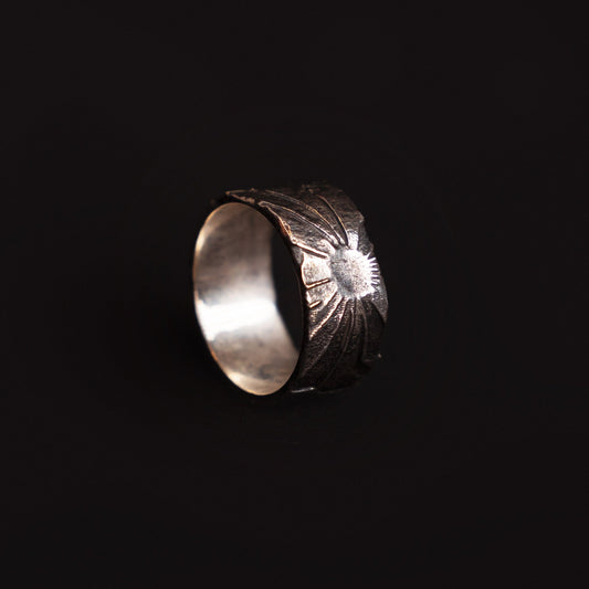 Dark Sun Silver Ring