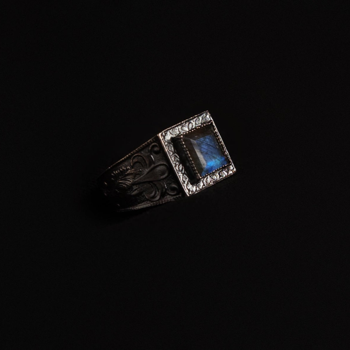 Desert Night Sky Labradorite Ring