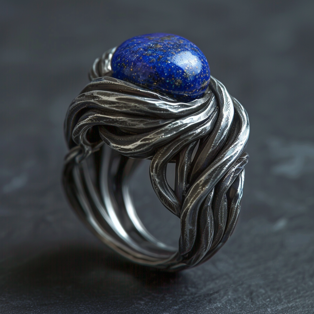 Force of Nature Lapis Lazuli Ring