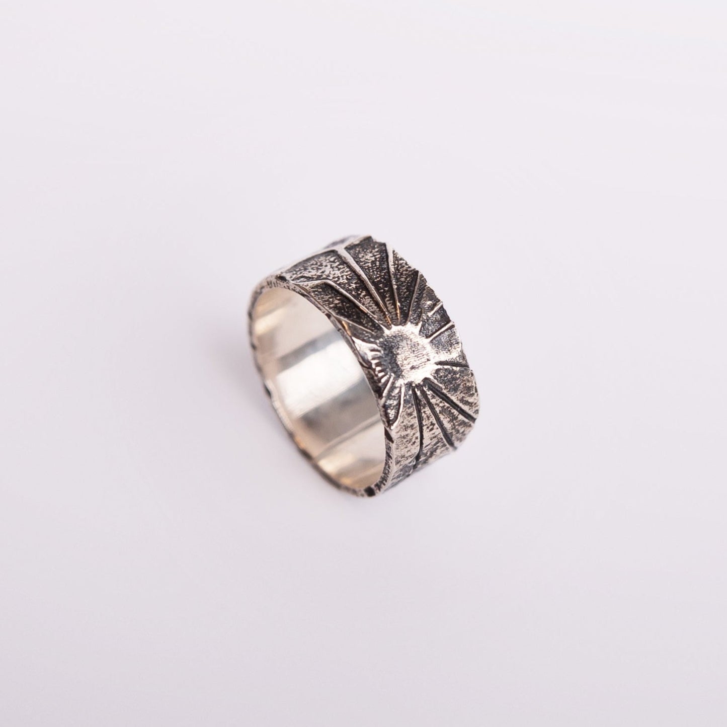 Dark Sun Silver Ring