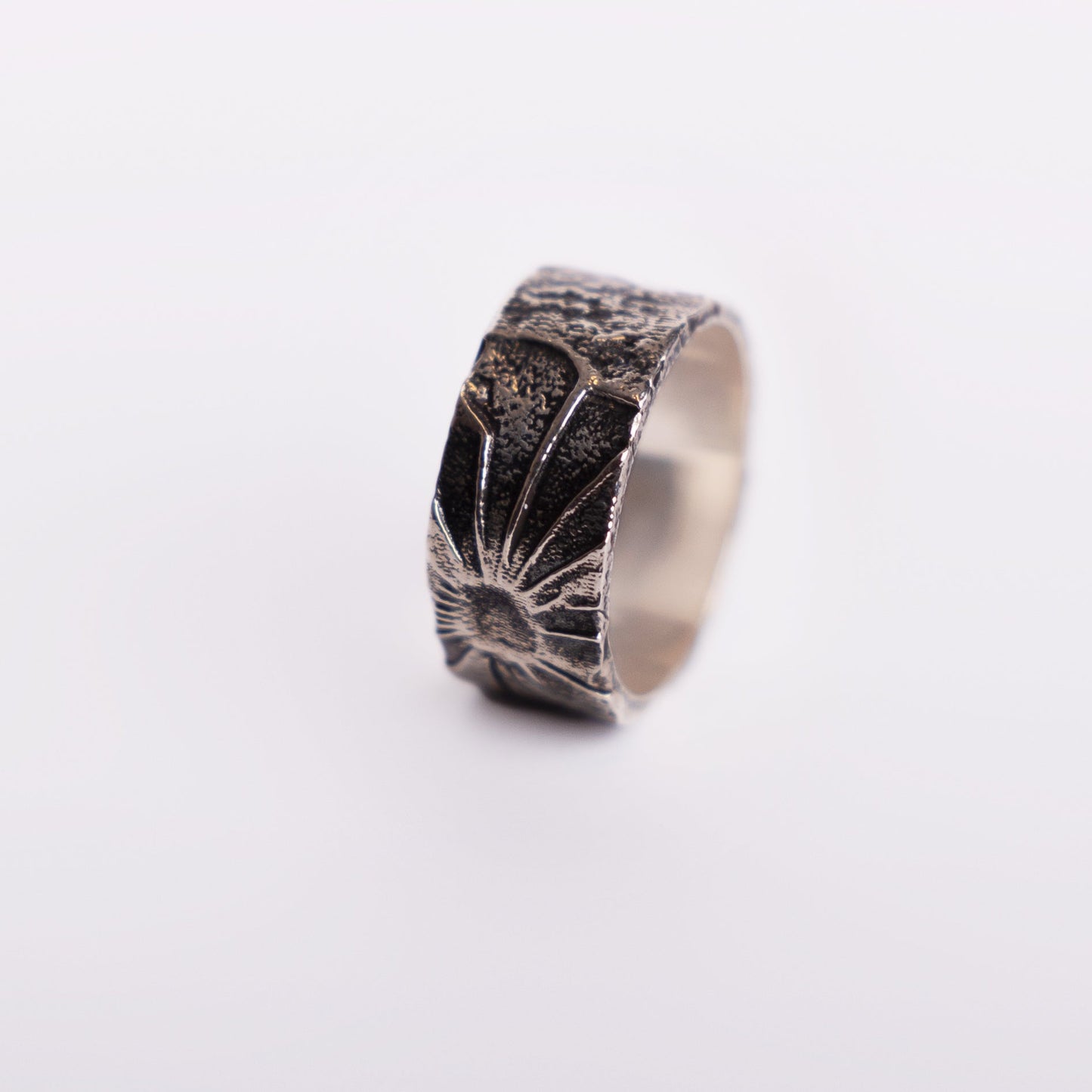 Dark Sun Silver Ring