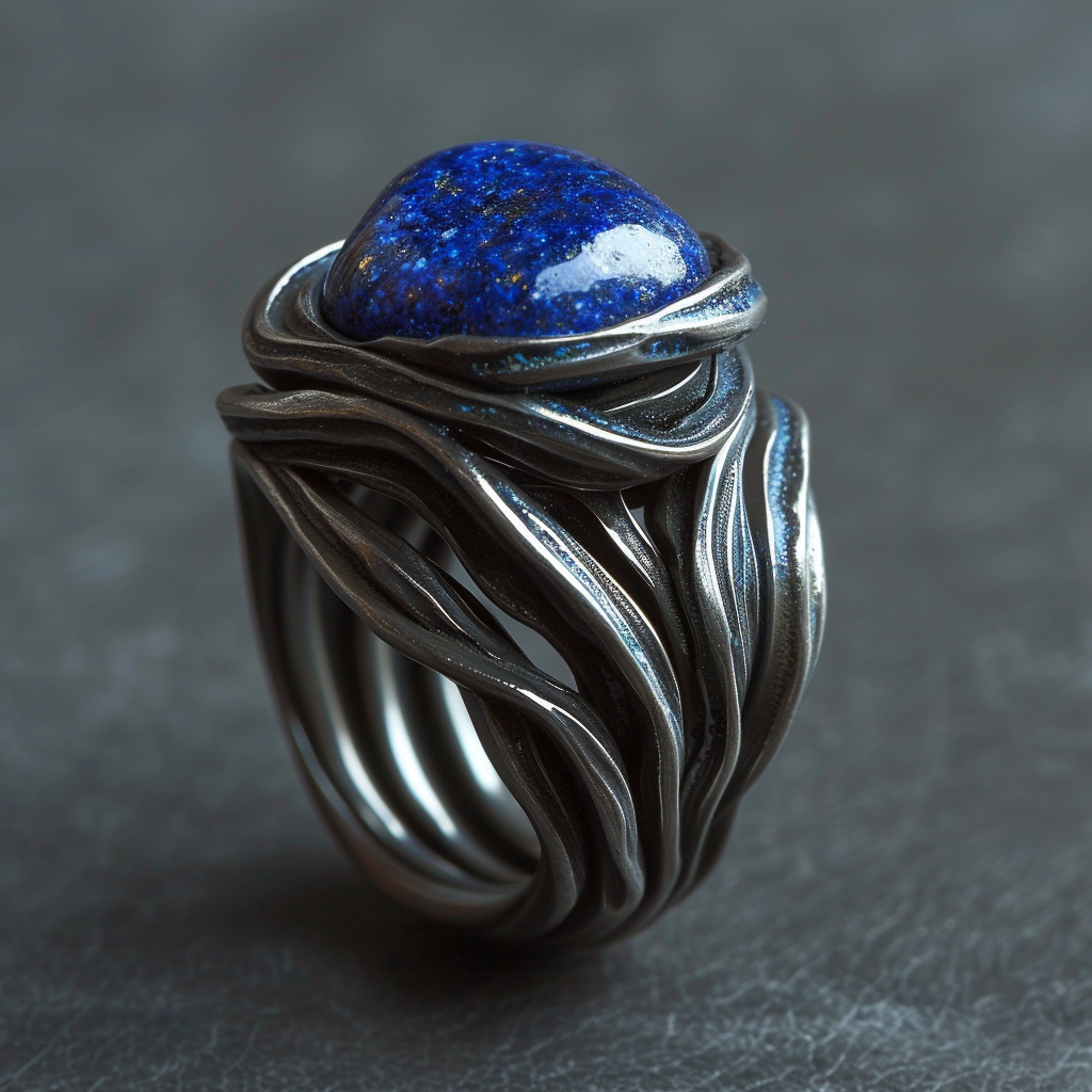 Force of Nature Lapis Lazuli Ring